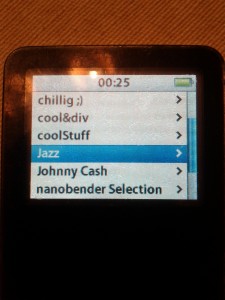 Playlists on the ipod nano