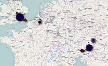 iPhone Tracking Data on a Map (mit Erlaubnis von Christian Körner)
